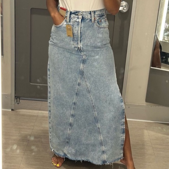 Levi's® Women's Iconic Maxi Skirt - Not In The Mood - Picture 1 of 9
